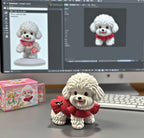 Ji Meng AI Customized 3D Pet Sculpture Merch (Industrial-Grade Nanometer Precision) (Error Less Than 3%)